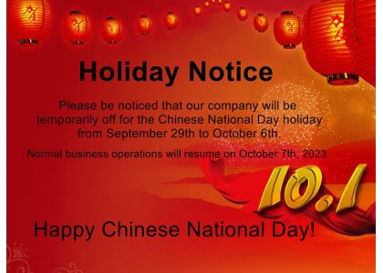 Holiday Notice