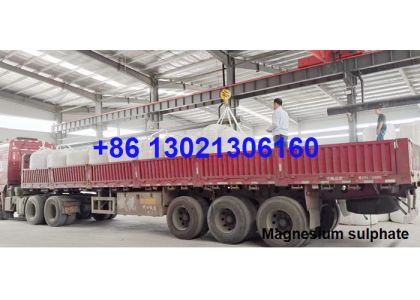 328.9 MT Granular magnesium sulphate fertilizer packaged in jumbo bags shipping to Tianjin Port
